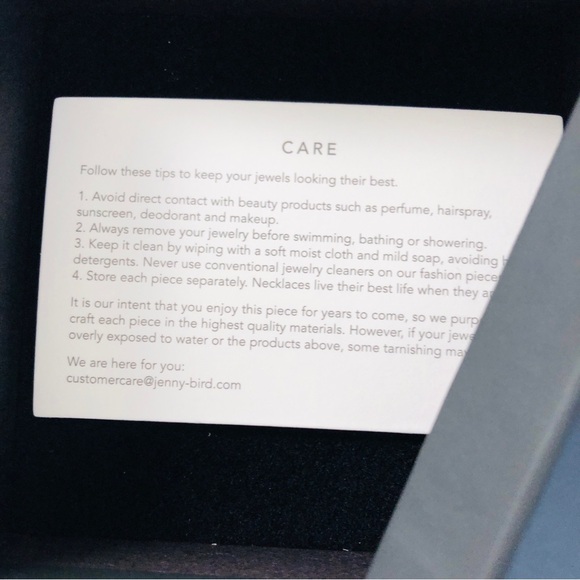 Jenny Bird Gold Vera Chain Heart Necklace 14kt gold dipped brass - Picture 7 of 10